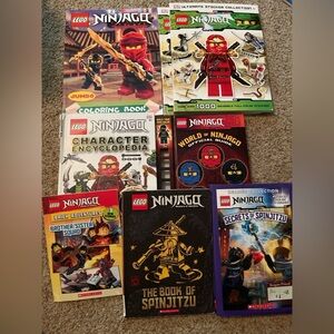 LEGO Ninjago Book and Sticker Set with Red and Black Covers